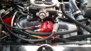 MSD Blaster SS mounted on choke side of throttle body