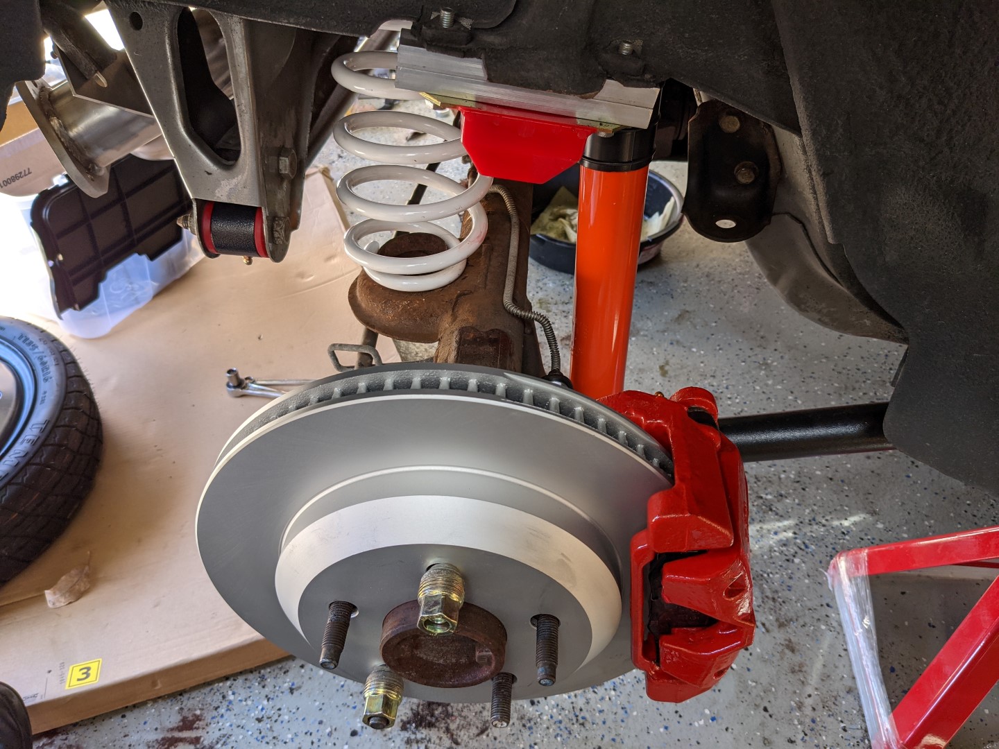 Strano Springs and Koni Shocks, new brakes, bump stops, an adjustable